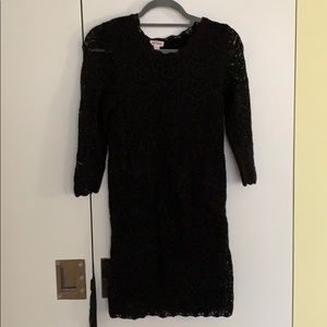 Black sweater dress